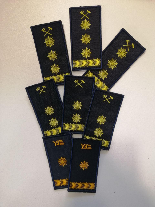 ПОГОН  звання УЗ - СТАРШИЙ НАЧАЛЬНИЦЬКИЙ  СКЛАД - фото