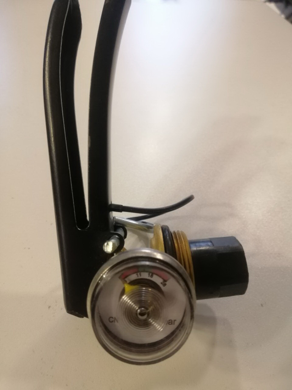 Клапан випускний для вогнегасника ОП з індикатором тиску - фото