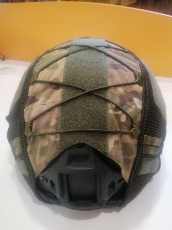 Кавер універсальний на шолом FAST  ,  МУЛЬТИКАМ+сітка, ПІКСЕЛЬ+сітка - фото