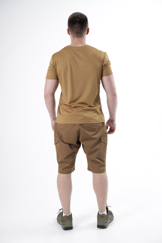 Футболка чоловіча  КОЙОТ  ,  CoolPass р. S, M, L, XL,2ХЛ - фото №2