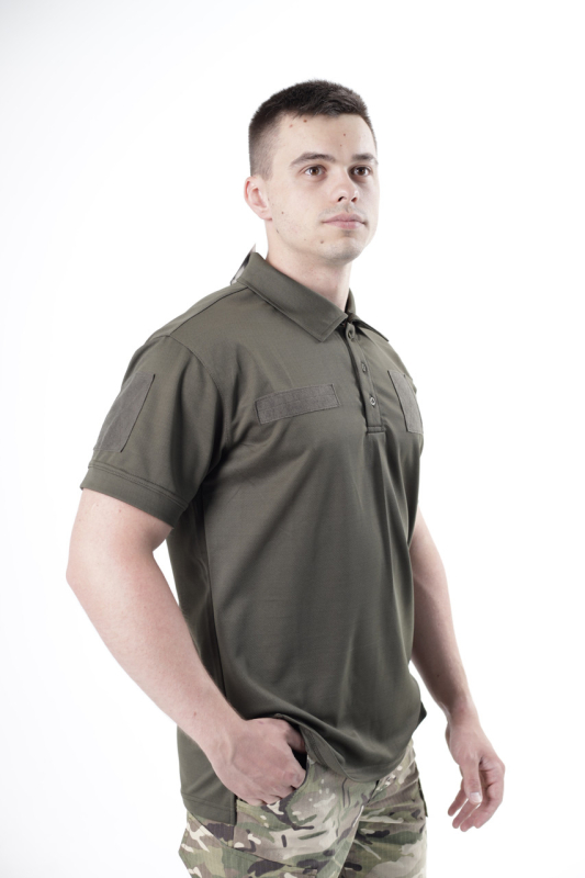 Футболка тактична ПЛО ХАКИ, короткий рукав, CoolMax р.М, Л, ХЛ, 2ХЛ - фото №2