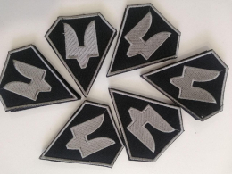 Шеврон  вишитий  ГЕРБ ССО (Двозуб князя Святослава Хороброго) - фото