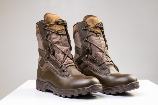 Берці тактичні шкіряні ORS-EL ХАКІ р.40-45 - фото №2