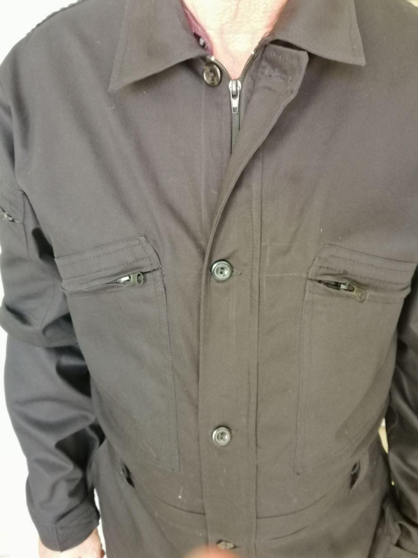 КОМБІНЕЗОН "МЕХАНІК" чорний ХБ, з 9 кишенями та наколінниками, р.48-50(182/188), 52-54(182/188) - фото №3