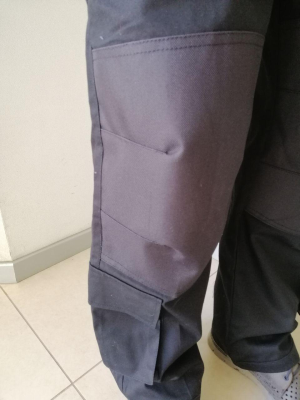 КОМБІНЕЗОН "МЕХАНІК" чорний ХБ, з 9 кишенями та наколінниками, р.48-50(182/188), 52-54(182/188) - фото №7