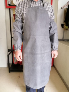 Фартух робочий  ВОЛОГОЗАХИСНИЙ , тк. прогумована, на бавовн.основі, колір сірий - фото