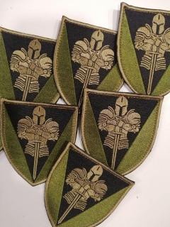 Шеврон вишитый 17-ої ОКРЕМОЇ ТАНКОВОЇ БРИГАДИ (ПОЛЬОВИЙ) - фото