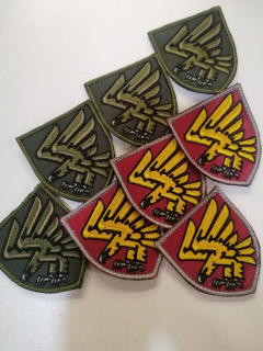 Шеврон  вишитий  95-ї  ОДШБр  повсякденний, польовий р.7х8 - фото