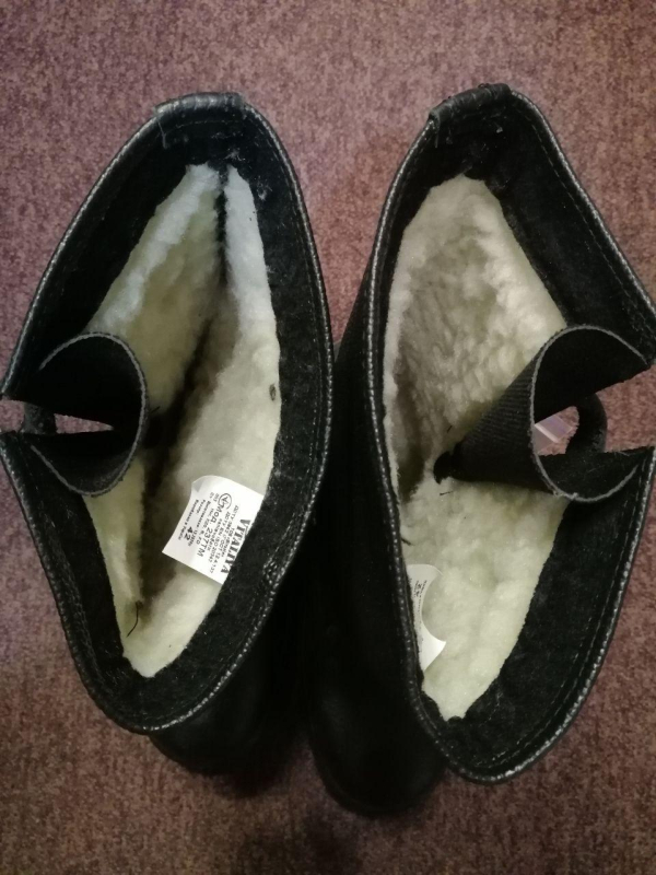 Чоботи робочі утеплені на ПУ підошві, р.42 - фото №2