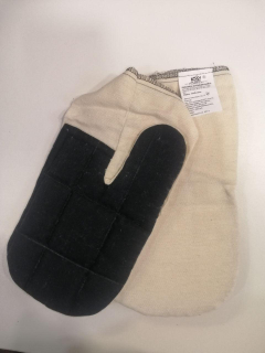 Рукавиці антивібраційні жаростійкі з арамідним надолонником, р.No2 - фото