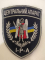 Шеврон поліцейсьий І -Р-А ЦЕНТРАЛЬНИЙ АПАРАТ фон темно-синій, р. 12.5 х 9.0 - фото