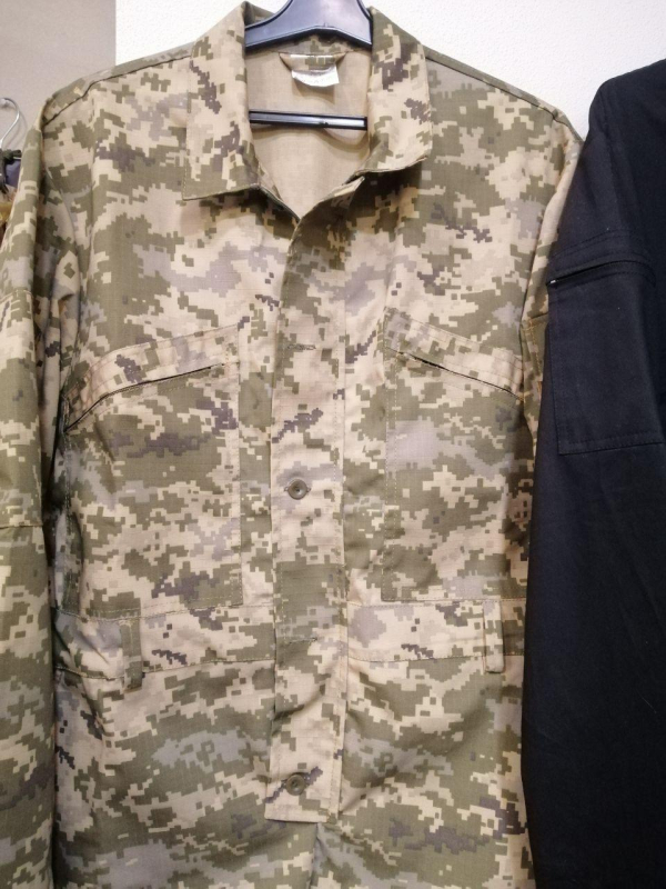 КОМБІНЕЗОН "МЕХАНІК  ЗСУ" піксель ММ-14, з 9 кишенями та наколінниками, р.56/58 (зріст 5/6) - фото