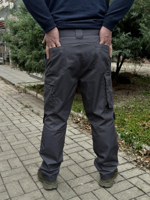 Штани робочі СІРШІ з безліччю кишень WORKWIK GREY-1, р. S, M, L, XL, 2XL - фото №4