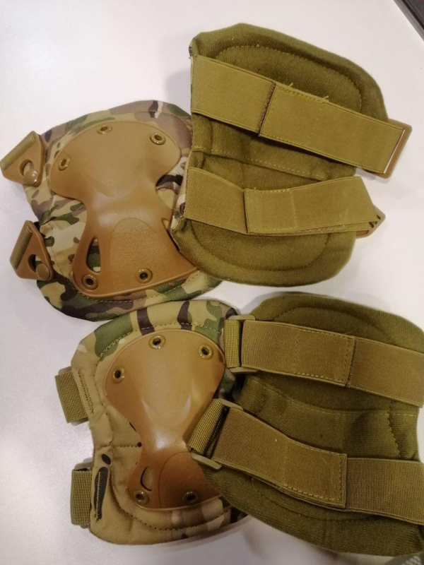 НАБОР ТАКТИЧЕСКИЙ (НАКОЛЕННИКИ+НАЛОКОТНИКИ) мультикам - фото №2