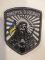 Шеврон вишитий СМЕРТЬ З НЕБЕС, фон сірий - фото