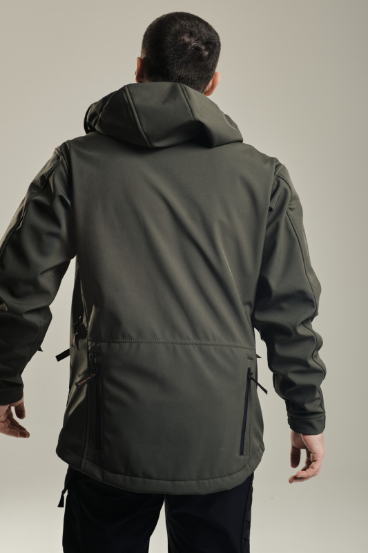 Куртка тактична  УТЕПЛЕНА, Софтшелл  ОЛИВА  р.S, M, Л, ХЛ, ХХЛ - фото №2