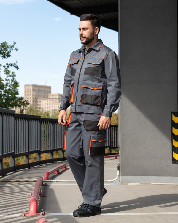 Костюм робочий АДВАНТА (куртка+напівкомб) комбінований, 3-х барвний , р.44/46(3/; ,48-50(3/4),56/58(5/6) - фото №2