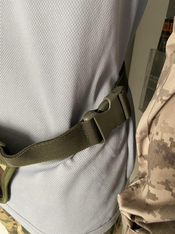 Сумка тактична поясна 3-камерна, камуфляж КАМО - фото №2
