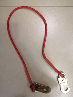 СТРОН-капроновий канат із двома малими карабінами - фото