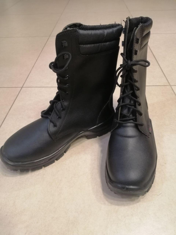 Черевики шкіряні чорні з високими берцями на ПУ підошві, ТМ Seven р.47 - фото