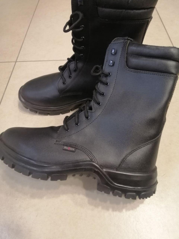 Черевики шкіряні чорні з високими берцями на ПУ підошві, ТМ Seven р.47 - фото №2