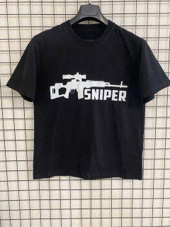 Футболка ХБ стиль Мілітарі, з принтом СНАЙПЕР(SNIPER) р.Л.ХЛ - фото