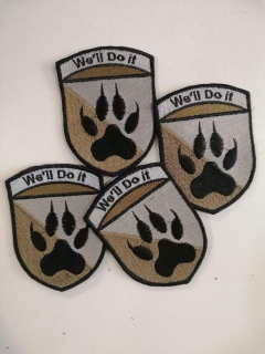 Шеврон вишитий " We`ll Do It"  118 ОМБр - фото