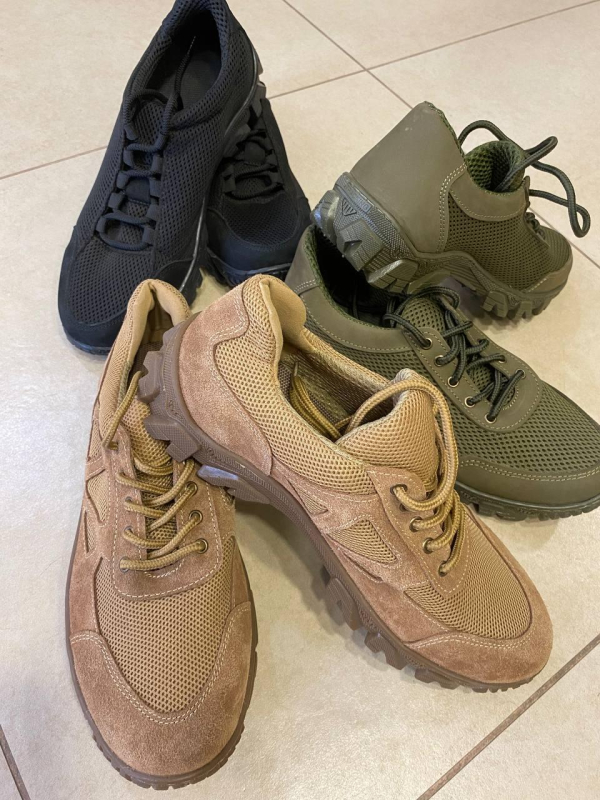 Кросівки тактичні літні "сітка". Олива, койот, чорний. Розм. 38-45 - фото