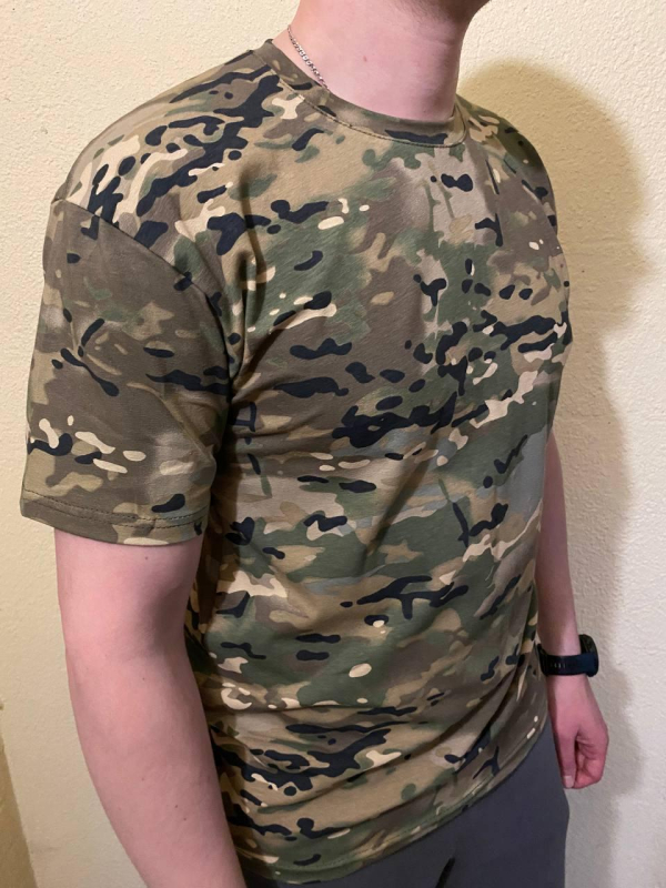 Футболка ХБ МУЛЬТИКАМ  р.46,50,52,54 - фото