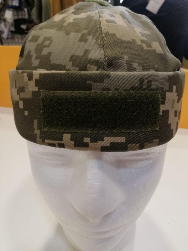 Кепка армійська без козирка "Докерка" мал. ПІКСЕЛЬ  р.58-60 - фото