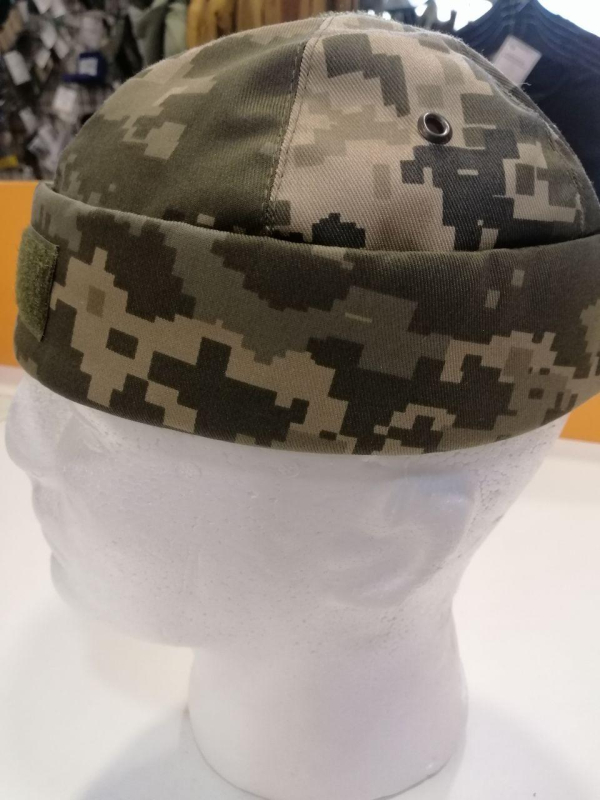 Кепка армійська без козирка "Докерка" мал. ПІКСЕЛЬ  р.58-60 - фото №2