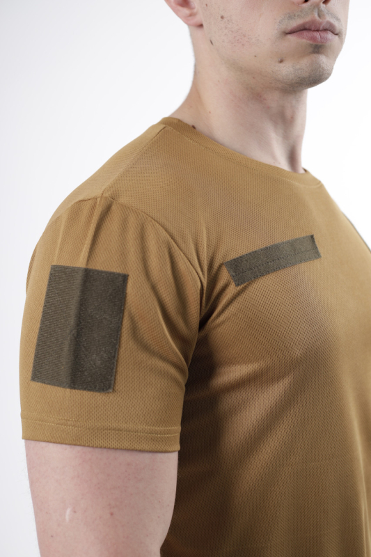 Футболка  КОЙОТ  CoolMax  с липучкой на рукавах р.S,L,XL,2XL - фото №2