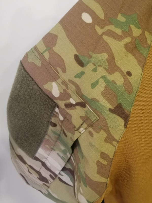 Сорочка тактична UBAX з короткими рукавами, МУЛЬТИКАМ+КОЙОТ  р.S, M - фото №2