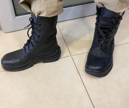 Берці шкіряні чорні , для жінок, р.36,37,38,39 - фото