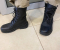 Берці шкіряні чорні , для жінок, р.36,37,38,39 - фото