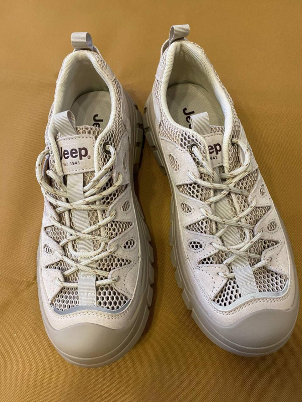 Кросівки тактичні літні бежеві JEEP р. 42.5-43 - фото №3