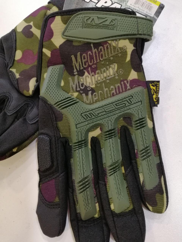 Рукавички ТАКТИЧНІ повнопалі MECHANIX M-PACT Мультиким КАМО р.Л,ХЛ - фото №2