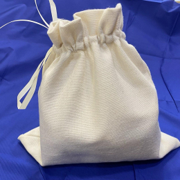 Торбинка текстильна для дрібниць, р. 25х25 см - фото