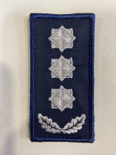 Шеврон  звання ДСНС - ПОЛКОВНИК , розм.4х8(малий) - фото