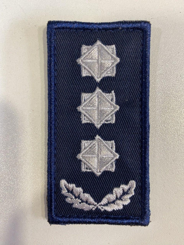 Шеврон  звання ДСНС - ПОЛКОВНИК , розм.4х8(малий) - фото