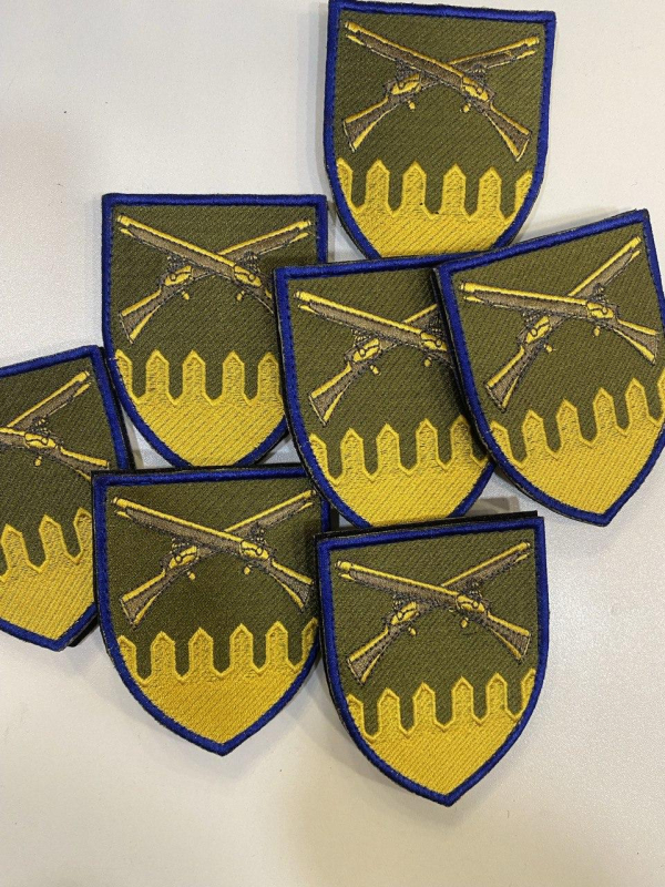 Шеврон вишитий  92-ї  ОМБр кольоровий   р. 6.5х8.5 - фото