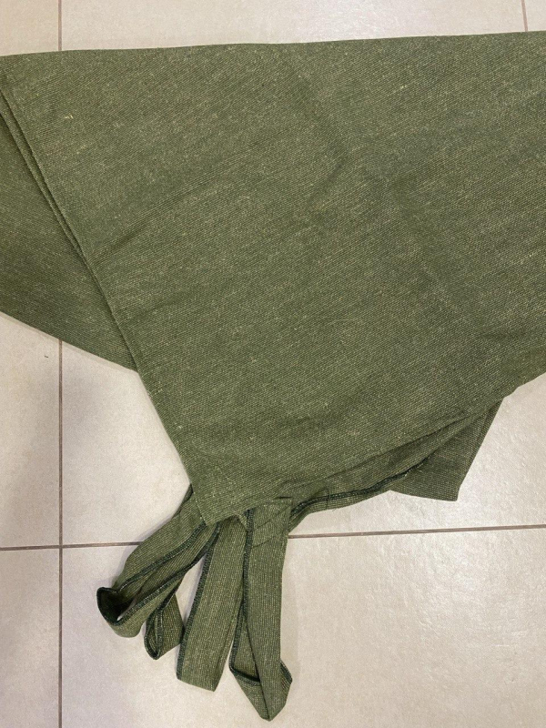 КОШМА протипожежна  1500 х 2000,щільн..450 гм2, кол.хакі темний - фото