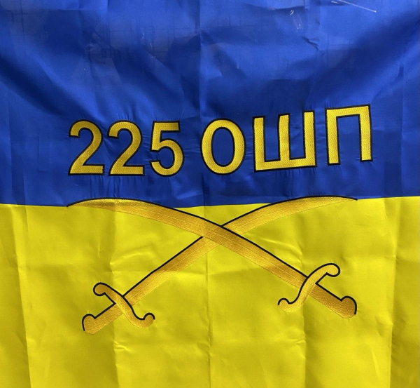 ПРАПОР УКРАЇНИ (р.90х150см) з вишивкою під замовлення, - фото №6