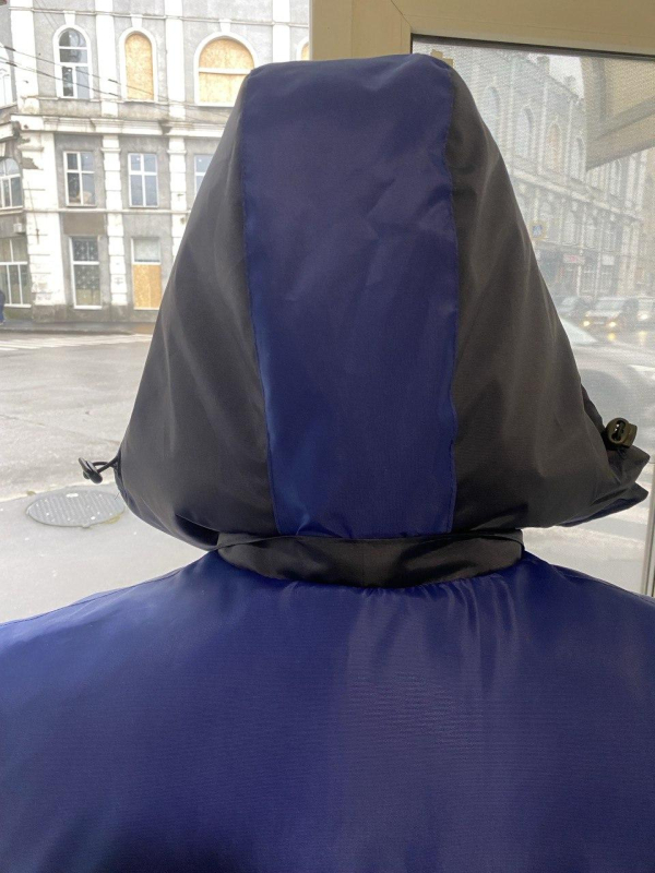 Куртка робоча ЗИМОВА  з каптуром, вологозахисна,комбінована, р 44/46--64/66 - фото №6