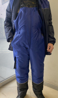 Напівкомбінезон робочий ЗИМОВИЙ вологозахисний,комбінований, р 48/50 --60/62 - фото