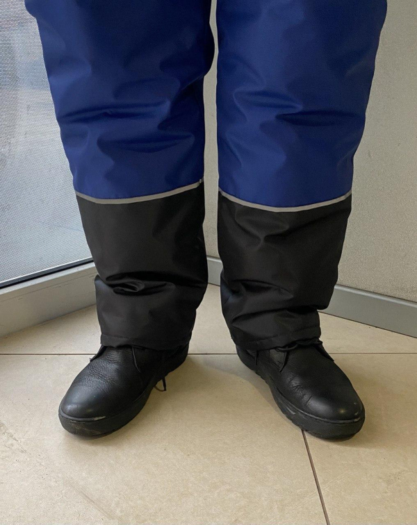 Напівкомбінезон робочий ЗИМОВИЙ вологозахисний,комбінований, р 48/50 --60/62 - фото №4