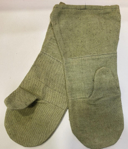 Краги брезентові з подвійним надолонником, розмір No2 - фото