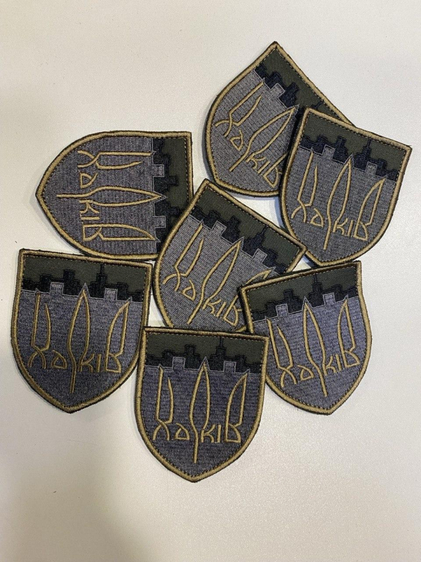 Шеврон вишитий  127-ма окрема важка механізована бригада - фото