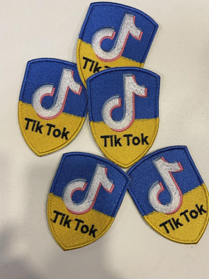 Шеврон вишитий Української тематики Тік Ток Український - фото