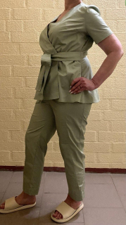 Костюм жіночий медичний, кол. ФІСТАШКА, р.S,M,L,XL,2XL - фото